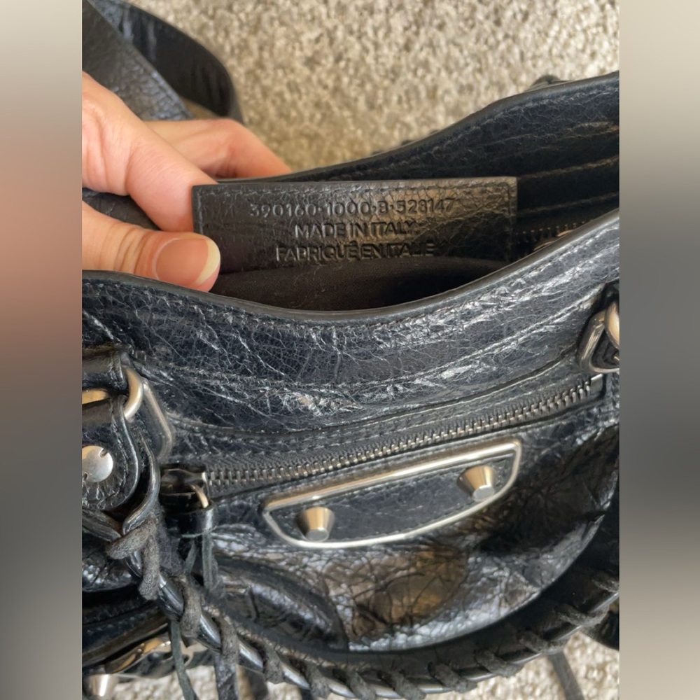 Balenciaga Black Mini Motorcycle City Bag - Picture 13 of 16